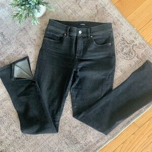 Express midrise black skyscraper Jean. Size 4 regular